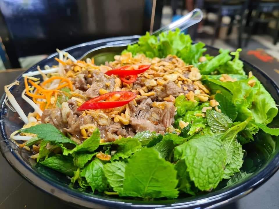 Bún trộn